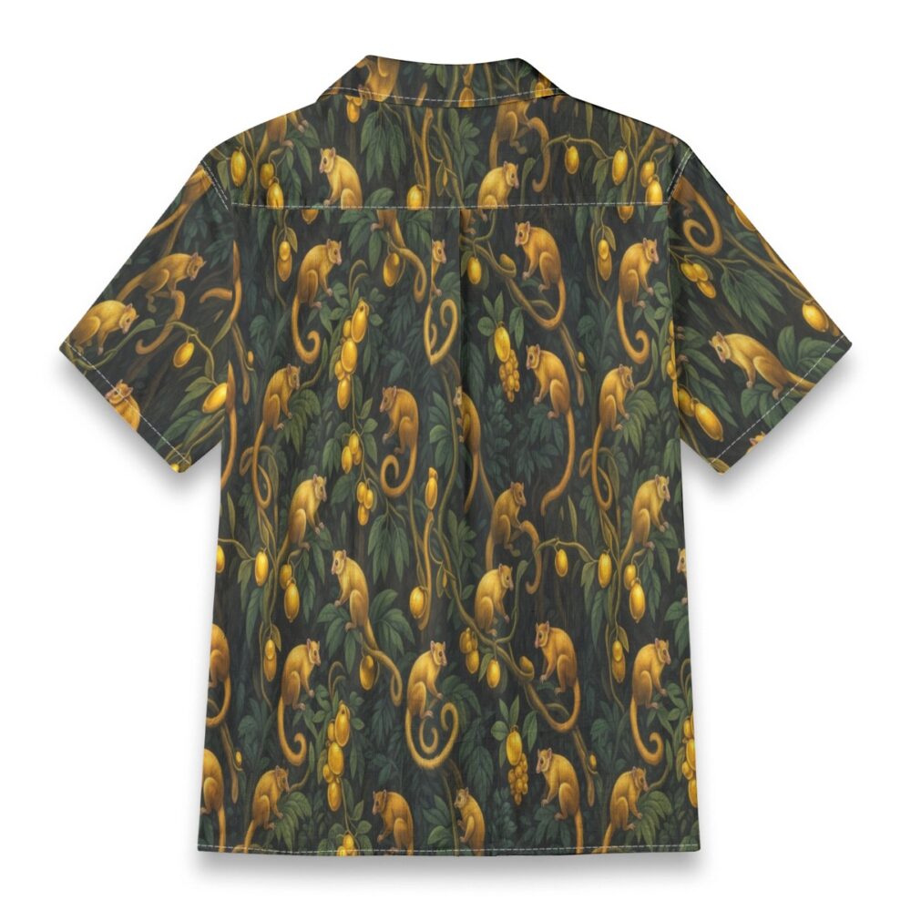 Bat Eared Fox Desert Warm Tone Aloha Shirt product image, view 5