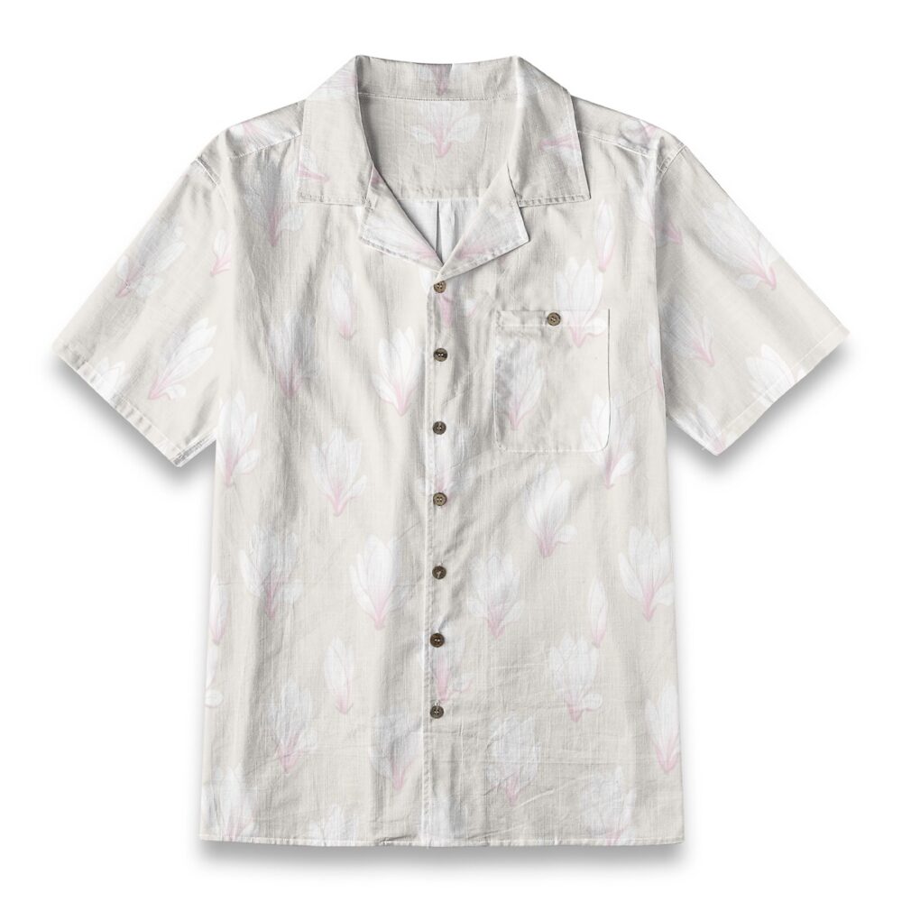 Marigold Golden Bright Floral Summer Shirt product image, view 6