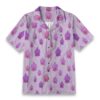 Lotus Teal Calm Floral Tropical Hawaiian Shirt product image, view 6