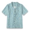 Wave Echo Texture Soft Aqua Resort Shirt product image, view 6